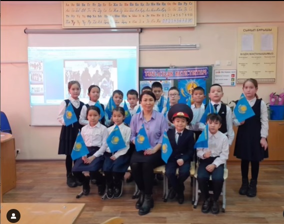 “Желтоқсан батырлары” тақырыбында сынып сағаты өтті.