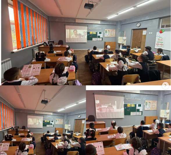 №109 жалпы білім беретін мектептің оқушылары мен ұстаздары жүректі тербеген «Ұстаз — Ана» атты қысқаметражды фильмді көрді.