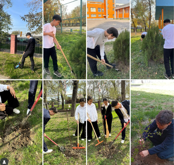 «Экология» фракциясы «35 жылдыққа – 35 ағаш» тақырыбында экологиялық акция ұйымдастырды.